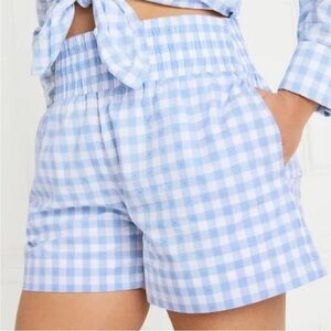 Hill House Blue Gingham Shorts